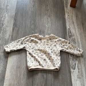Bonpoint Kids Beige Camping Sweatshirt